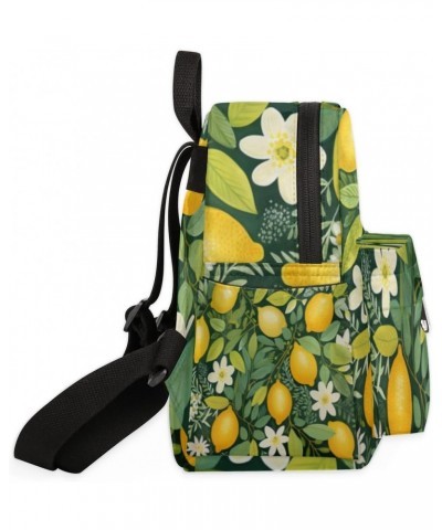 Lemon Fruit Floral Small Backpack for Women Ladies Mini Backpack Travel Casual Backpack Purse Satchel Daypack $18.34 Backpacks