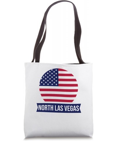 NORTH LAS VEGAS - USA - American place name US flag design Tote Bag $11.96 Totes