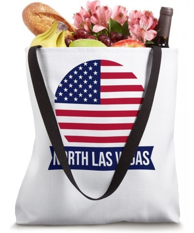 NORTH LAS VEGAS - USA - American place name US flag design Tote Bag $11.96 Totes