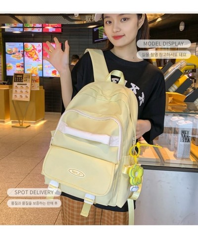 Cute Backpack Y2K Daypacks, Hiking Travel Shoulder Bag Durable Fashion Y2K Backpack Purse Harajuku Aesthetic Fashion (yellow)...