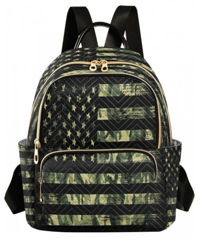 Fashion Backpack Mini Backpack Purse Casual Daily Backpack American Flag Camouflage for Travel for College Work Small $15.20 ...