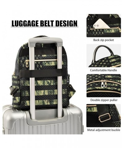 Fashion Backpack Mini Backpack Purse Casual Daily Backpack American Flag Camouflage for Travel for College Work Small $15.20 ...