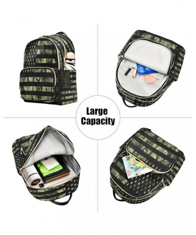 Fashion Backpack Mini Backpack Purse Casual Daily Backpack American Flag Camouflage for Travel for College Work Small $15.20 ...