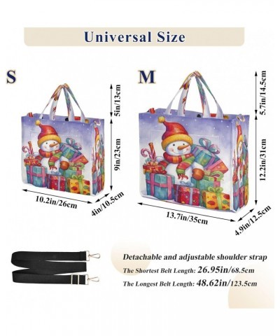 Christmas Snowman Crossbody Bag Women Corduroy Tote Bags Casual Shoulder Handbag Hobo Messenger Bag, S $9.63 Totes