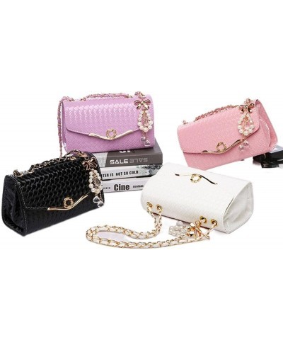 Ladies Fshionable Rhombus Chain Bag Wallet Small Square Bag Shoulder Messenger Bag 2xiaohaozise $24.70 Totes