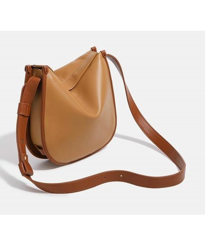 Elegant Crossbody Bags for Women Saddle Purse Hobo Bag Designer Handbags Floppy Shoulder Bag Casual Trips Work 2024 Brown $34...