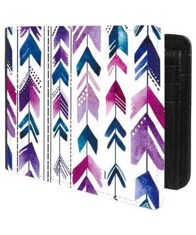 Unique Desige Pattern - Bohemian style arrow pattern, Slim Front Pocket Wallet Billfold RFID Blocking $9.59 Wallets