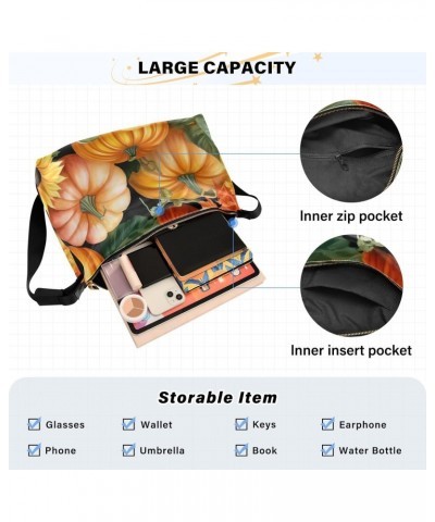 Sunflowers Pumpkins Tote Bag for Women Large Hobo Bags Cross Body Purse Shoulder Bags with Adjustable Strap for Women $17.15 ...