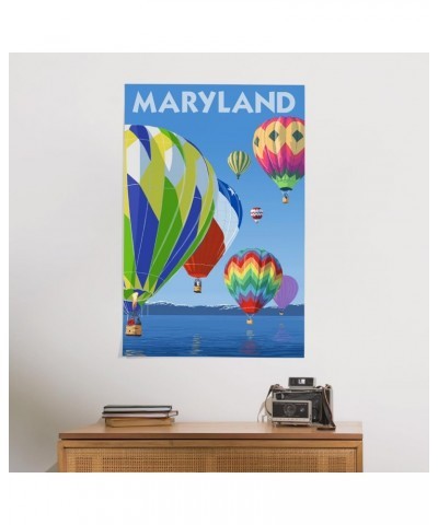 24x36 Inch Giclee Art Print Wall Decor, Maryland, Hot Air Balloons $21.50 Totes