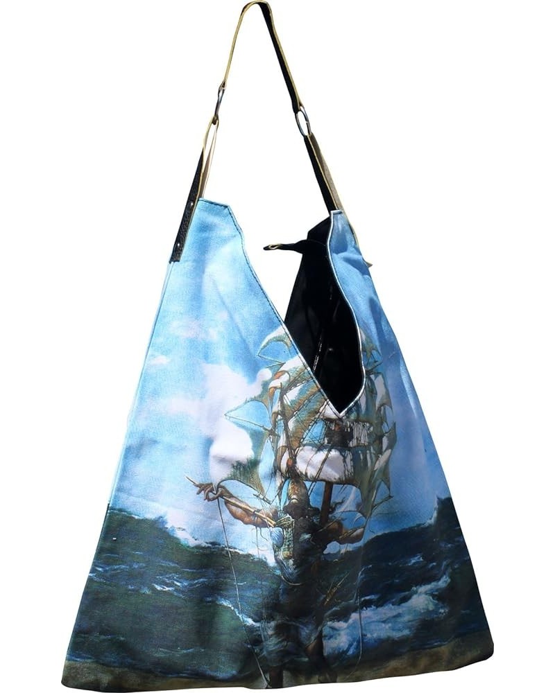 Salvador Dali Monet Gustav Klimt Vincent Van Gogh Fashion Bag Painting Artwork V-bag - Salvador Dali - the Ship $29.03 Evenin...