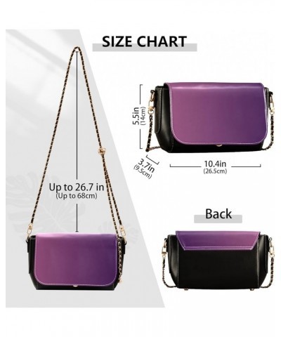 Gradient Crossbody Bags for Women Small Crossbody Purses with Metal Chain Cell Phone Purse for Women Multicoloured003 $20.00 ...