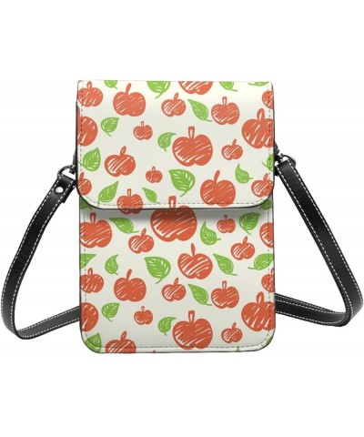 Womens Crossbody Bags Halloween Pumpkin Cat Print Phone Bag Wallet Purses Adjustable Strap Apple Pattern (1) $17.09 Crossbody...