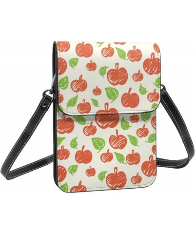 Womens Crossbody Bags Halloween Pumpkin Cat Print Phone Bag Wallet Purses Adjustable Strap Apple Pattern (1) $17.09 Crossbody...