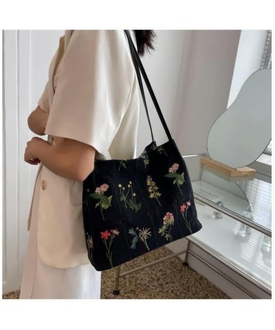 Crossbody Bags For Women Large-Capacity Embroidered Tote Bag Women Cloth Bag $21.05 Totes