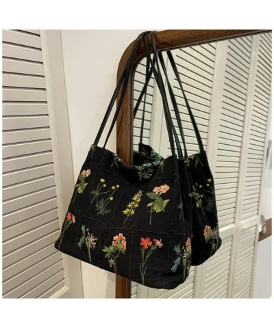 Crossbody Bags For Women Large-Capacity Embroidered Tote Bag Women Cloth Bag $21.05 Totes