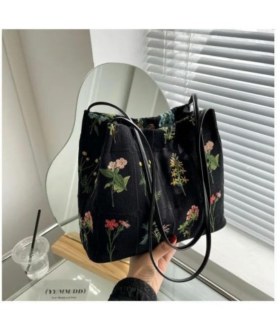 Crossbody Bags For Women Large-Capacity Embroidered Tote Bag Women Cloth Bag $21.05 Totes