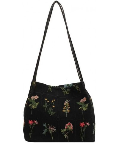 Crossbody Bags For Women Large-Capacity Embroidered Tote Bag Women Cloth Bag $21.05 Totes