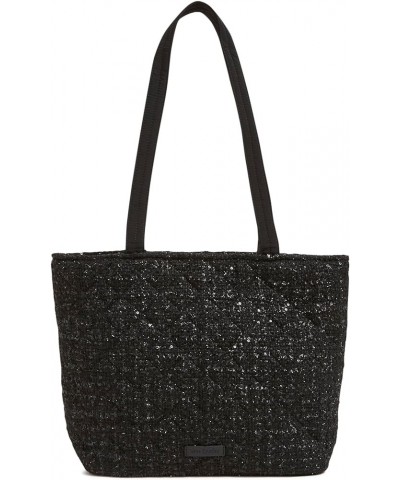 Women's Cotton Small Vera Tote Bag Classic Black $38.00 Totes