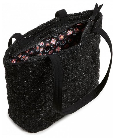 Women's Cotton Small Vera Tote Bag Classic Black $38.00 Totes