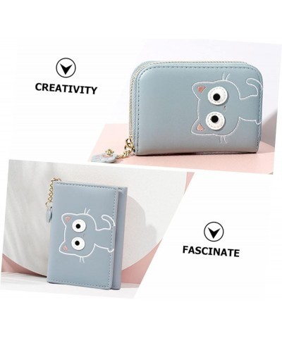 Kawaii Wallet 4pcs Kitten Girl Wallet Small Purses for Women Cat Pattern Holder s for Women Womens Small Wallet Cat Wallets f...