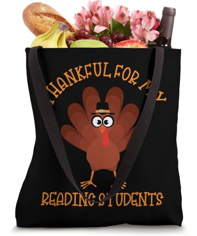 Thankful For My Reading Students School English Teacher Tote Bag $12.97 Totes