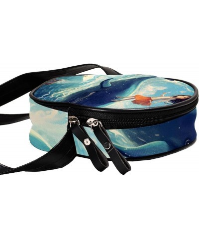 Crossbody Bags for Women,Crossbody Bag Men,Small Sling Bag,Blue Dream Girl Elf,Crossbody Purse $10.46 Crossbody Bags