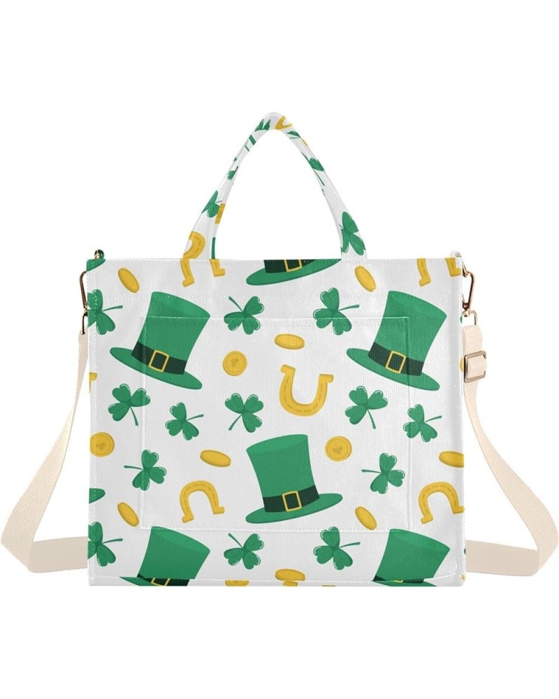 St Patrick's Day Seasonal Design Women's Tote Handbags Top Handle Satchel Shoulder Bag Crossbody Bag S $15.59 Totes