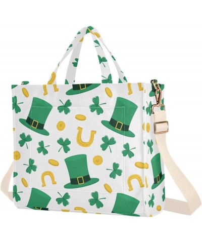 St Patrick's Day Seasonal Design Women's Tote Handbags Top Handle Satchel Shoulder Bag Crossbody Bag S $15.59 Totes