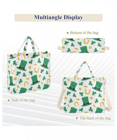 St Patrick's Day Seasonal Design Women's Tote Handbags Top Handle Satchel Shoulder Bag Crossbody Bag S $15.59 Totes