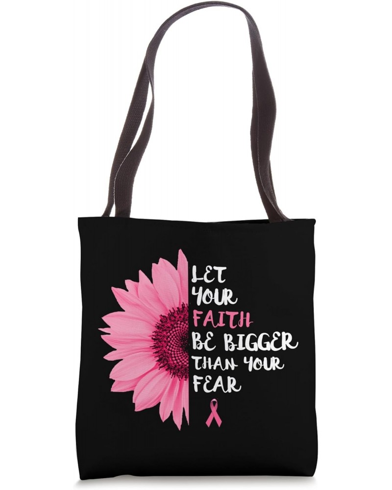 Breast Cancer Awareness Month Flower Pink Ribbon Women Tote Bag $16.52 Totes