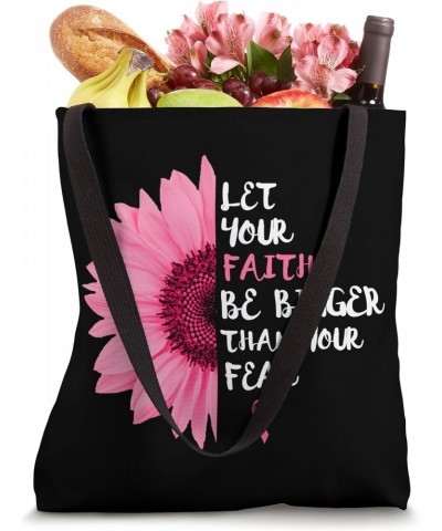 Breast Cancer Awareness Month Flower Pink Ribbon Women Tote Bag $16.52 Totes