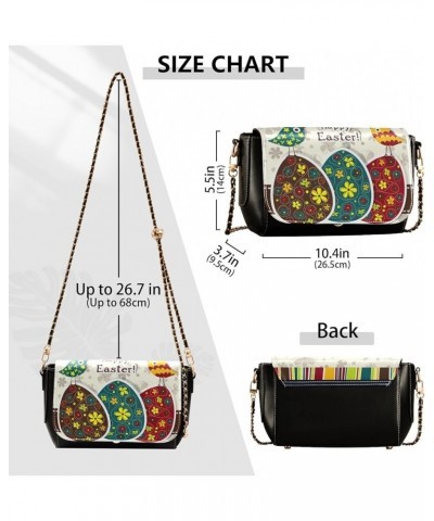 Crossbody Bags for Women Trendy Women's Black Shoulder Bag Small PU Leather Flap Cross Body Bag Handbags Pattern14 $17.62 Cro...