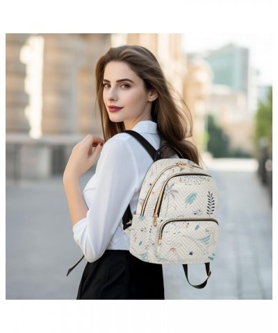 Travel Backpack Purse for Women Fashion Anti-theft Work Casual Dino Patterns 1 Daypack Shoulder Bag Medium Size Medium $18.50...