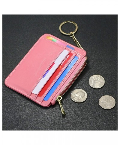 Wallet for Women, Slim Credit Card Holder, Compact Size Minimalist Wallet (Apricot) Pink $7.50 Wallets