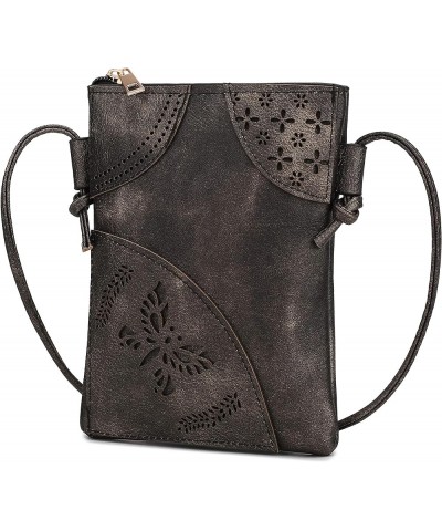 Crossbody Bags for Women Handbag, PU Leather Crossover, Small Shoulder Side Messenger Purse Black Willow $11.96 Crossbody Bags