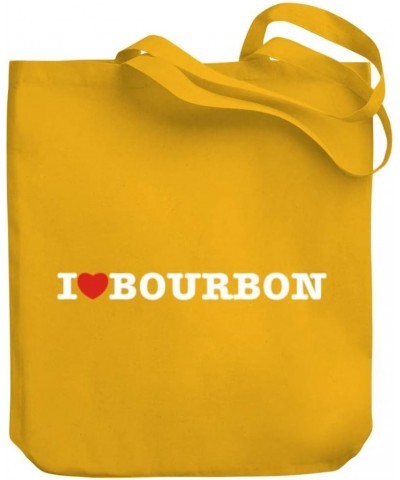 I love Bourbon Linear Canvas Tote Bag 10.5" x 16" x 4 $21.99 Totes