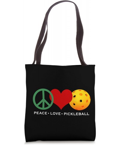 Peace, Love & Pickleball | Men & Women | I Love Pickleball Tote Bag $15.11 Totes