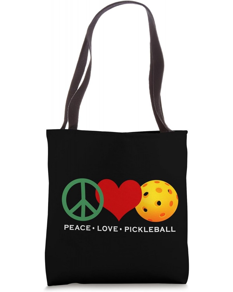 Peace, Love & Pickleball | Men & Women | I Love Pickleball Tote Bag $15.11 Totes