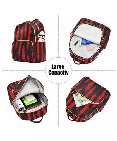 Halloween Spooky Print Women's Backpack Wallet Casual Small Backpack Fashion Women's Travel Bag School Backpack Color003 Medi...