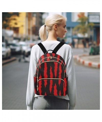 Halloween Spooky Print Women's Backpack Wallet Casual Small Backpack Fashion Women's Travel Bag School Backpack Color003 Medi...