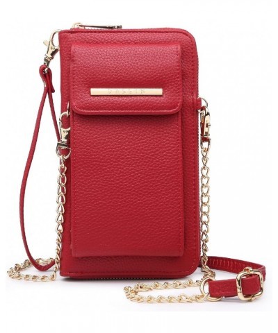 Crossbody Bag Phone Purse Handbag for Women Shoulder Bag Credit Card Wristlet Wallet with Multi Pockets Red $14.57 Crossbody ...