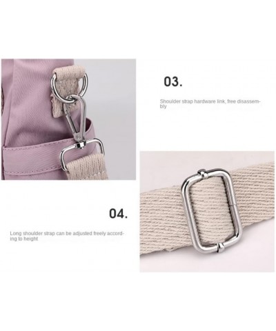 Large Capacity Tote Bag for Women Nylon Casual Handbag Fashion Ladies Shoulder Bag Pink $35.96 Totes