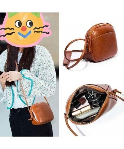 PU crossbody women bag female shoulder sling strap bag, shell bag for women, girl Amber $13.92 Shoulder Bags