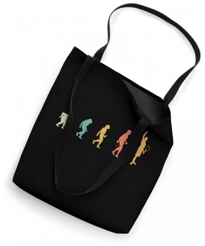 Funny Evolution of Tennis Retro Vintage Sporty Tennis Player Tote Bag $17.10 Totes