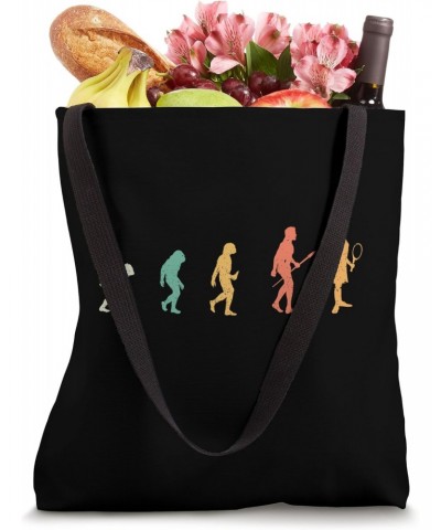 Funny Evolution of Tennis Retro Vintage Sporty Tennis Player Tote Bag $17.10 Totes