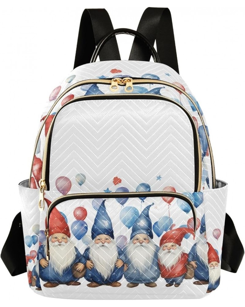 Mini Backpack Purse for Women, Blue Red Dwarf Balloons Travel Bag Casual Daypack Shoulder Bag Medium $13.44 Backpacks