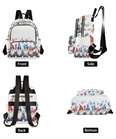 Mini Backpack Purse for Women, Blue Red Dwarf Balloons Travel Bag Casual Daypack Shoulder Bag Medium $13.44 Backpacks