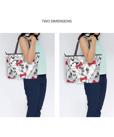 Large Tote Top Handle Bag, Women Zippered Handbag, Big Shoulder Hand Bags Multi 7 $9.24 Shoulder Bags