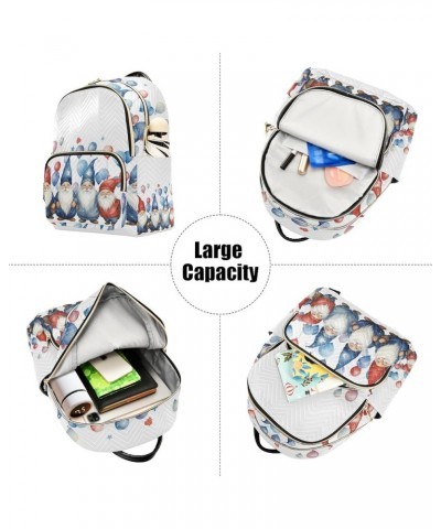 Mini Backpack Purse for Women, Blue Red Dwarf Balloons Travel Bag Casual Daypack Shoulder Bag Medium $13.44 Backpacks