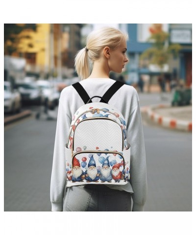 Mini Backpack Purse for Women, Blue Red Dwarf Balloons Travel Bag Casual Daypack Shoulder Bag Medium $13.44 Backpacks